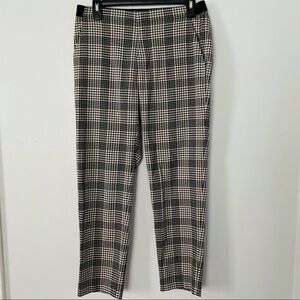 plaid pants black cream goth academia fall 2025